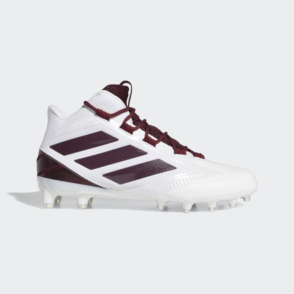 Ghete Fotbal Adidas Freak Carbon Mid Barbati Romania - Albi/Visinii F97432